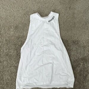 YoungLA White Cotton Blend Top